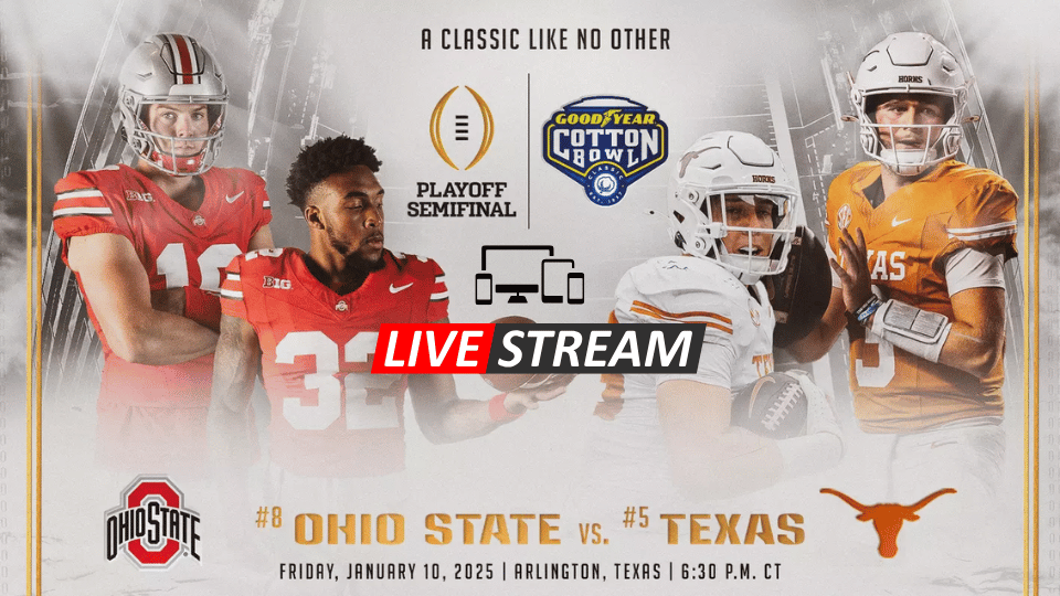 Cotton Bowl 2025 live stream